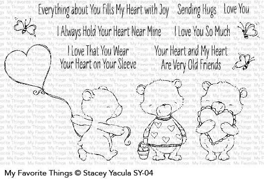My Favorite Things Joyful Heart Bears Die-namics