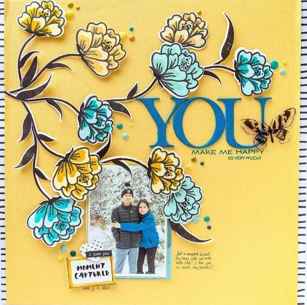 Playful Blooms Stamp & Die Set, Altenew