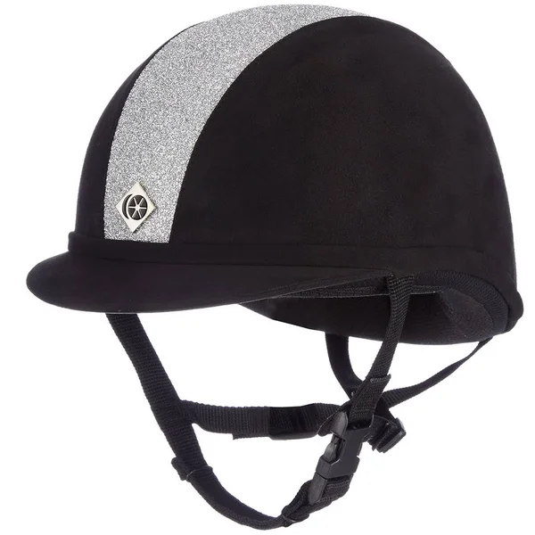 Charles Owen JR8 Sparkly Helmet - Blacksilver 1-2