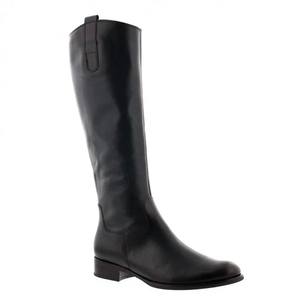 Gabor Brook S-Fit 51-648-26 Navy Leather 8 UK Womens Knee High Boots