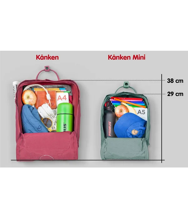 Fjallraven Kanken Backpack - Super Grey Chess Pattern