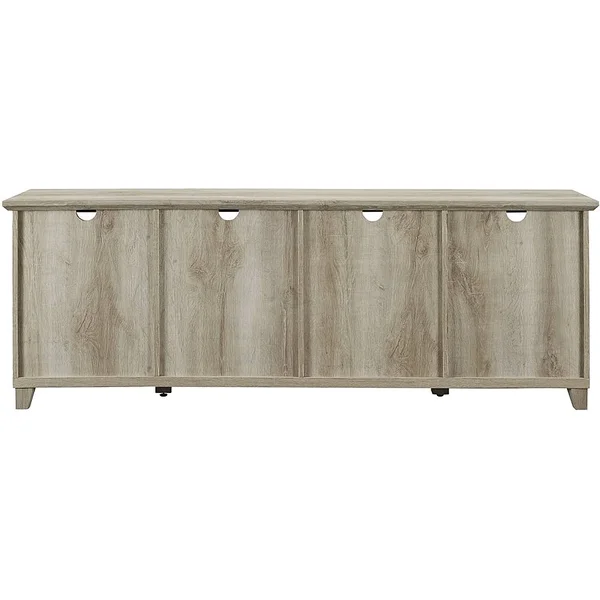 Walker Edison - TV Cabinet for Most TVs Up to 78x22 - White Oak