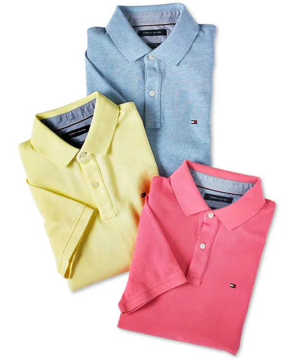 Tommy Hilfiger Men's Custom Fit Ivy Polo, Created for Macy&s - Fern Green