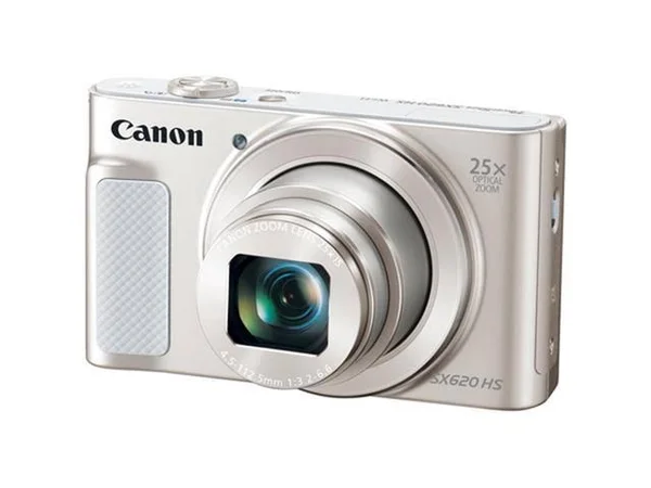 Canon PowerShot SX620 HS 20.2MP Digital Camera Silver w/ 64GB Accessory Bundle