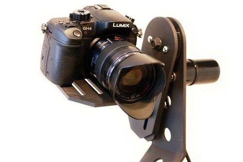 TigerTilt Motorized 360? Pan, Tilt Gimbal Head for Tripods, Cranes & Jibs - Battery