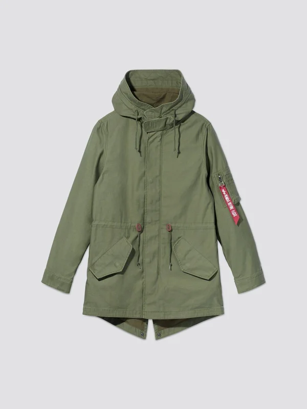 Alpha Industries Men's Tiger Camo M-59 Fishtail Jacket