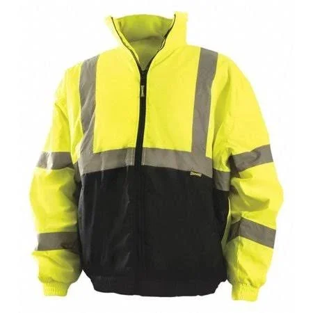 Occunomix Lux-250-jb-by4x 4XL High Visibility Jacket, Yellow, Men's