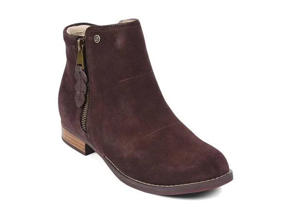 Spenco Ivy Women's Suede Ankle Boot French Roast - 10 Wide