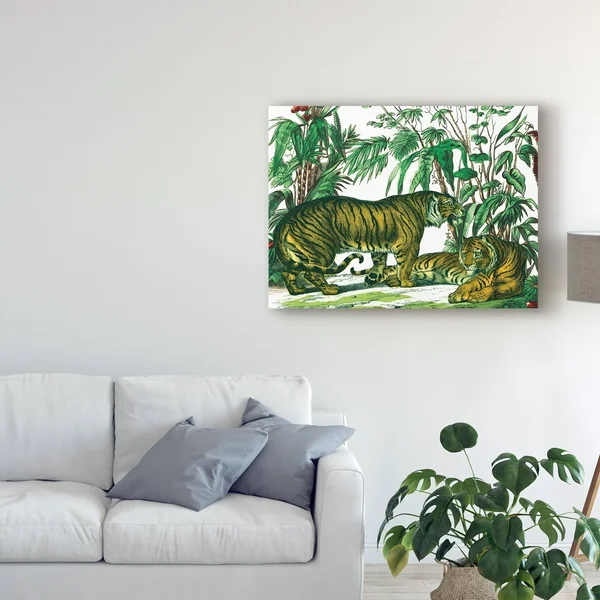 Wild Apple Portfolio 'Jungle Flair V' Canvas Art 35x47