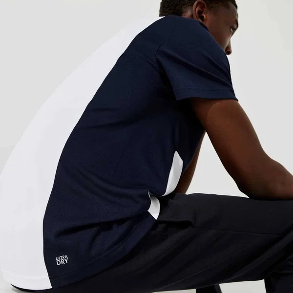 Lacoste Sport Colour Block Polo T Shirt White