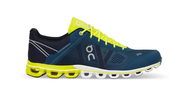 Men's ON Cloudflow Neon/Petrol, US Size 10