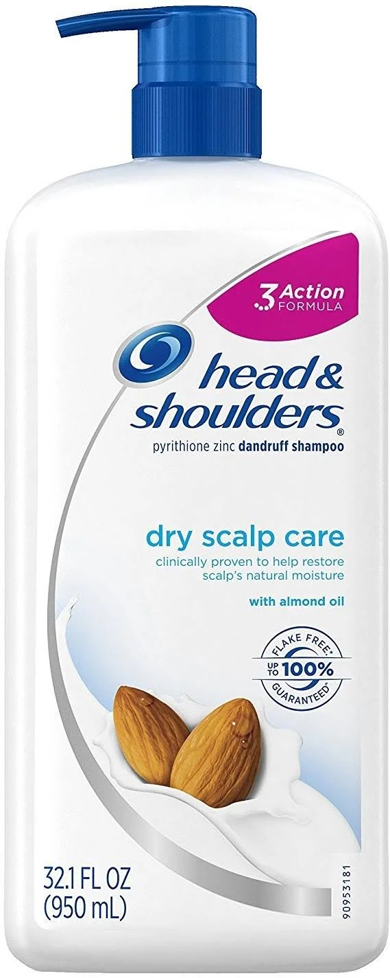 Head & Shoulders Dry Scalp Care Dandruff Shampoo 32.1 oz (Pack of 6)