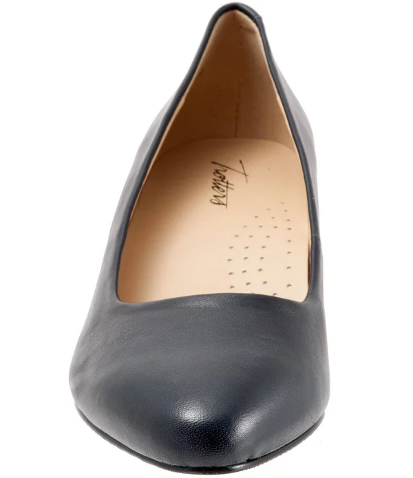 Trotters Kiera Pumps - Women's, Navy, Size: 9.5