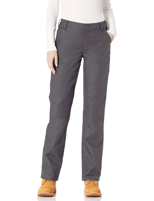 Carhartt Rugged Professional Series Women's Original Fit Pant, Shadow, 2 Short
