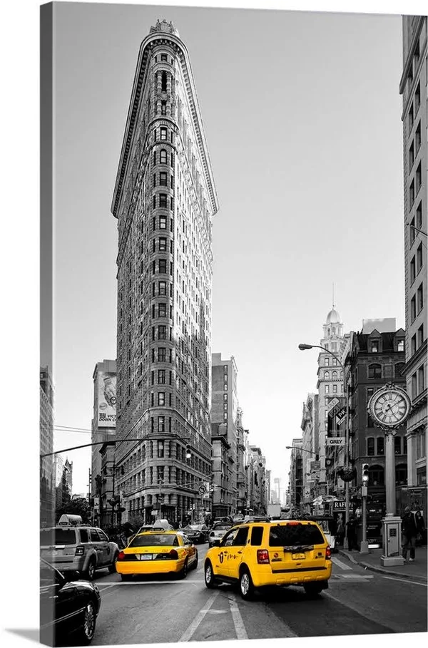 The Flatiron Building - New York, Canvas Wall Art, 20x30, Great Big Canvas