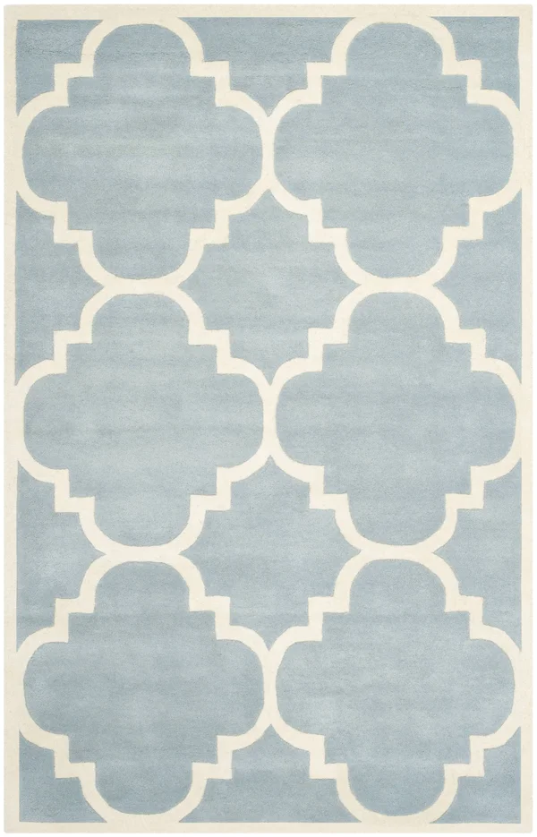 Safavieh Chatham Blue & Ivory 5& x 8& Rug