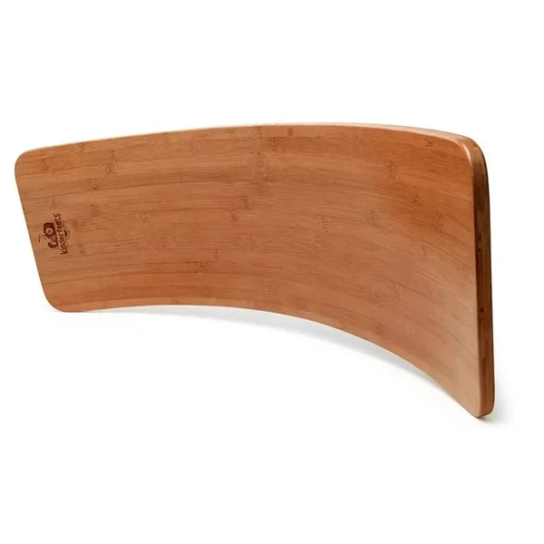 Kinderfeets Original Kinderboard Versatile Waldorf Wood Balance Board, Bamboo, Pink