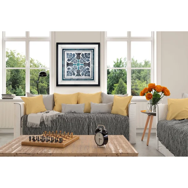 Nature Wash III -Framed Giclee Print - 38x38