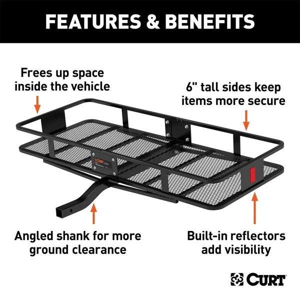 Curt 18152 Basket Style Cargo Carrier