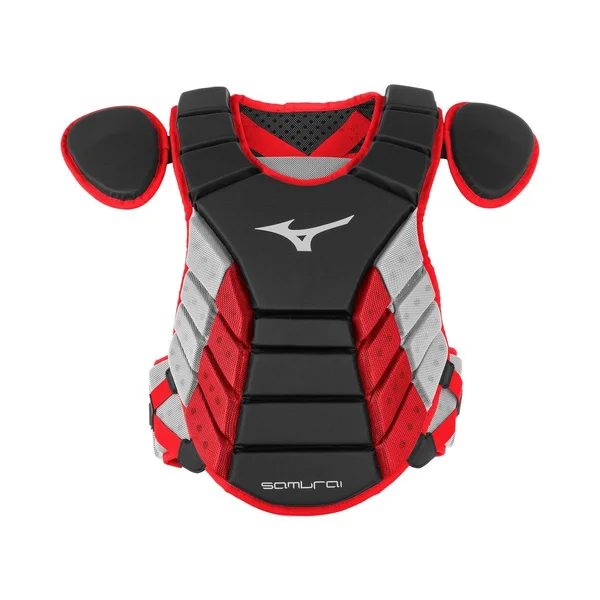 Mizuno Samurai 14 inch Youth Chest Protector - Gray/Navy
