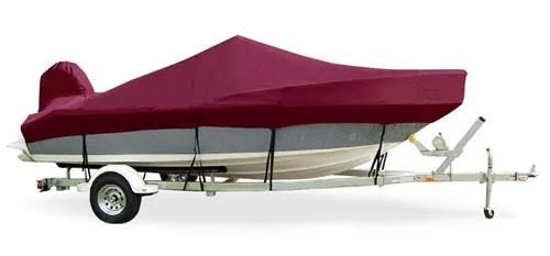 Taylor Made Products Trailerite Semi-Custom Boat Cover for Offshore Fishing Boats with Outboard Motor (16&5x22 to 17&4x22 Center