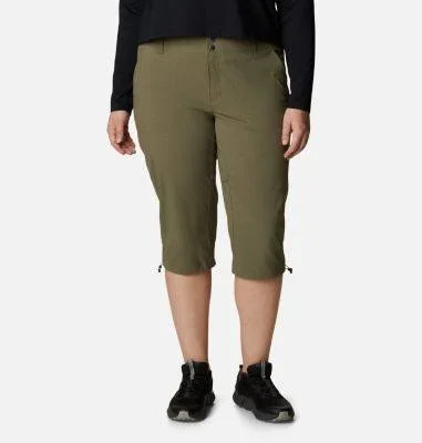 Columbia Women's Saturday Trail II Knee Pant - Plus Sizes - 20W - Green