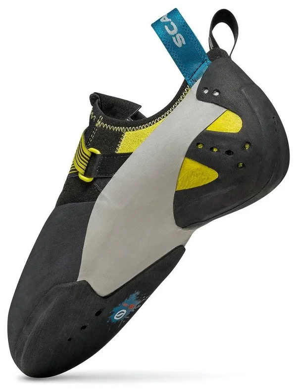 Scarpa Men's Veloce Climbing Shoe - 42 - Black/Yellow