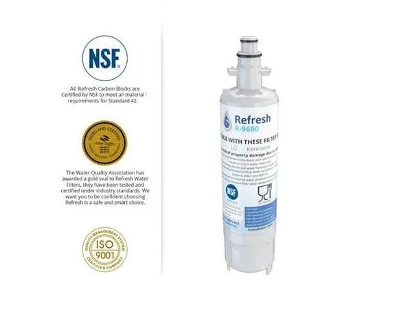 Refresh Replacement for LG LT700P ADQ36006101 ADQ36006102 Kenmore 46-9690 Refrigerator Water Filter (6 Pack)