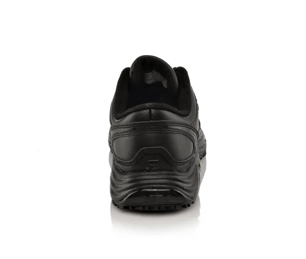 Fila Women's Memory Flux Slip Resistant Sneakers - Black Leather