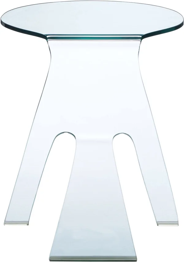 Zuo Modern Journey Side Table Clear Glass