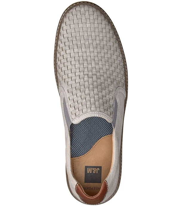 Johnston & Murphy Men's McGuffey Woven Slip-On Sneakers - Beige