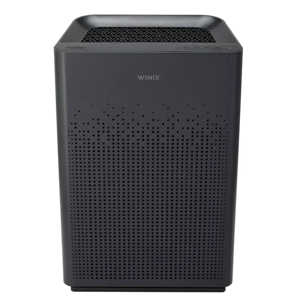 Winix AM80 True HEPA Air Purifier with Washable Advanced Odor Control (AOC) Carbon Filter, 360sq ft Room Capacity, Dark Grey, La