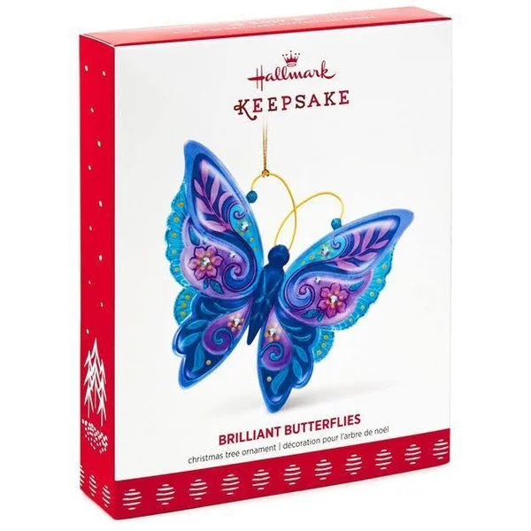 Hallmark Brilliant Butterflies Ornament - 4.3 x 4.4 x 0.6 inches