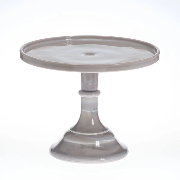 Mosser Glass Marble 9 inch Cake Plate and Dome
