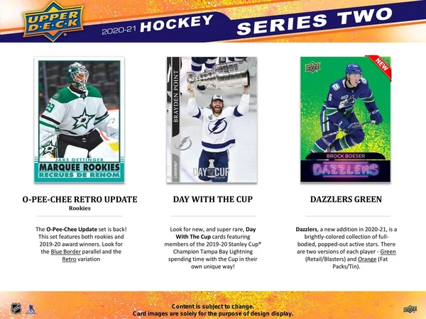 2020-21 Upper Deck Series 2 Hockey 24 Pack Retail Box