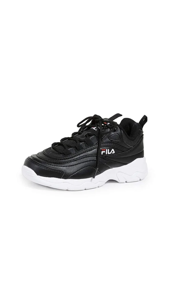 Fila Ray - Womens Shoes Black/White Size 9