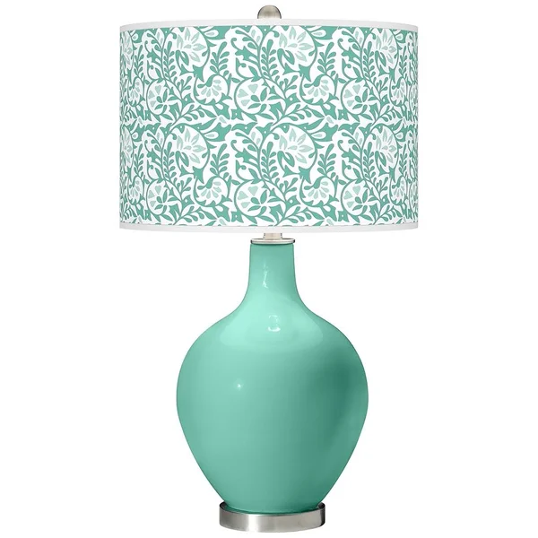 Color + Plus Larchmere Gardenia Ovo Table Lamp