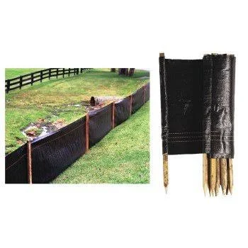 Tenax Black Silt Fence ~ 2 ft x 100 ft.