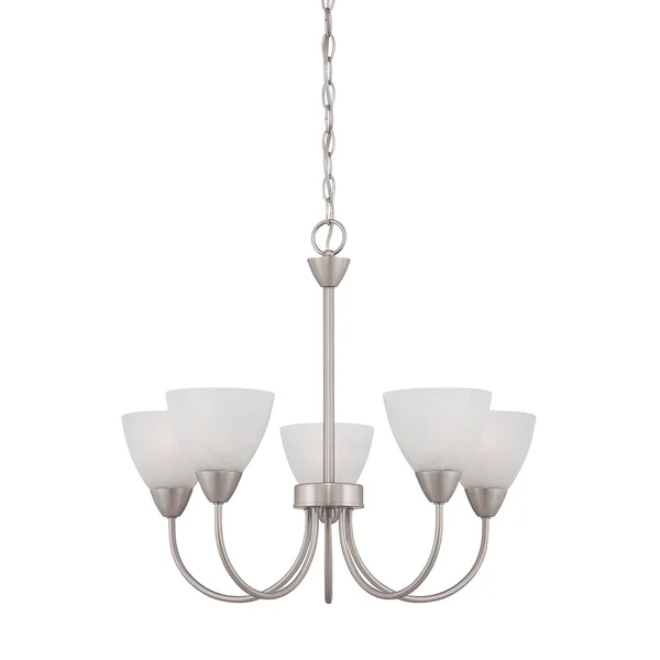 Thomas Lighting 190006117 Tia 5-Light Chandelier - Matte Nickel