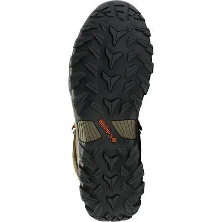 Columbia Men's Newton Ridge Plus II Suede Waterproof Hiking Boot - Nori/Light Orange, 11