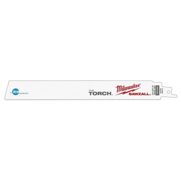 Milwaukee 48-01-8788 9x22 18 TPI The Torch Ice Hardened Sawzall Blade