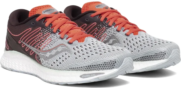 Saucony Freedom 3 Sky Grey/Coral, Women's, Size: 5.5