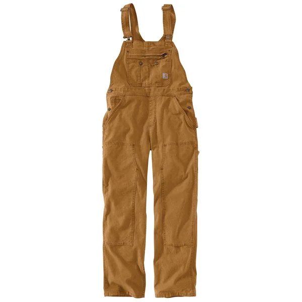 Carhartt Crawford Double Front Bib Overalls - Women's Carhartt Brown