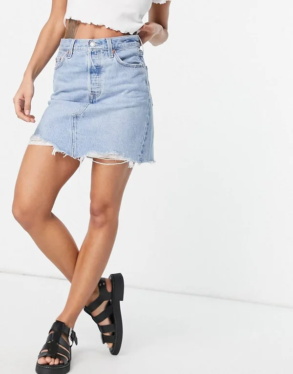 Levi`s Women's Skirt - Blue - W25