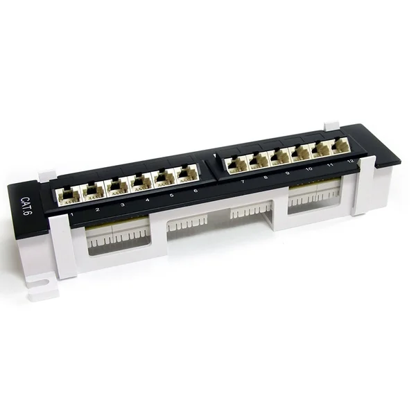StarTech.com PANELHU24 24 Port 0.5U Rackmount Cat5e Patch Panel
