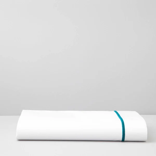 Yves Delorme Athena Flat Sheet - Full/Queen - Platine