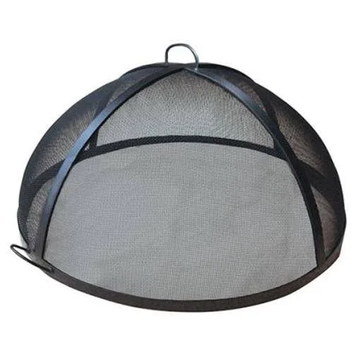 Masterflame 52x22 Welded Hi Grade Carbon Steel Lift Off Dome Fire Pit Safety Screen