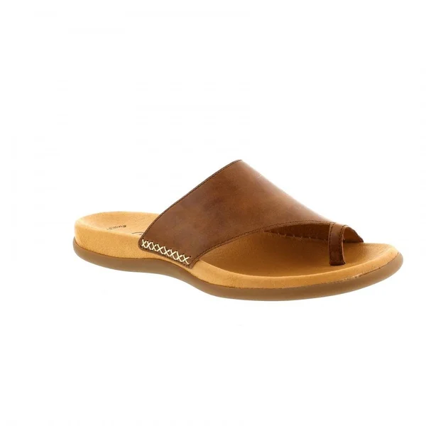 Gabor Lanzarote 63-700-54 Tan Leather 42 EU Womens Mules