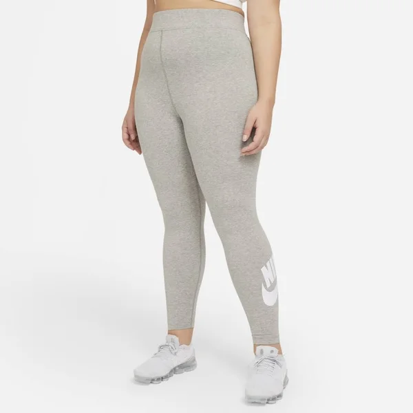 Nike Womens Plus Size Essential Leggings 2.0 - Grey/White