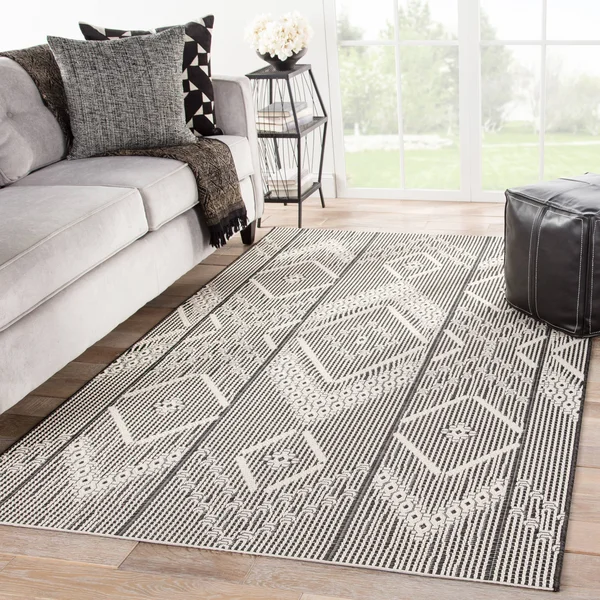 Jaipur Living Monteclair Shiloh MOC05 Dark Gray Area Rug 8&9x22X12&5x22